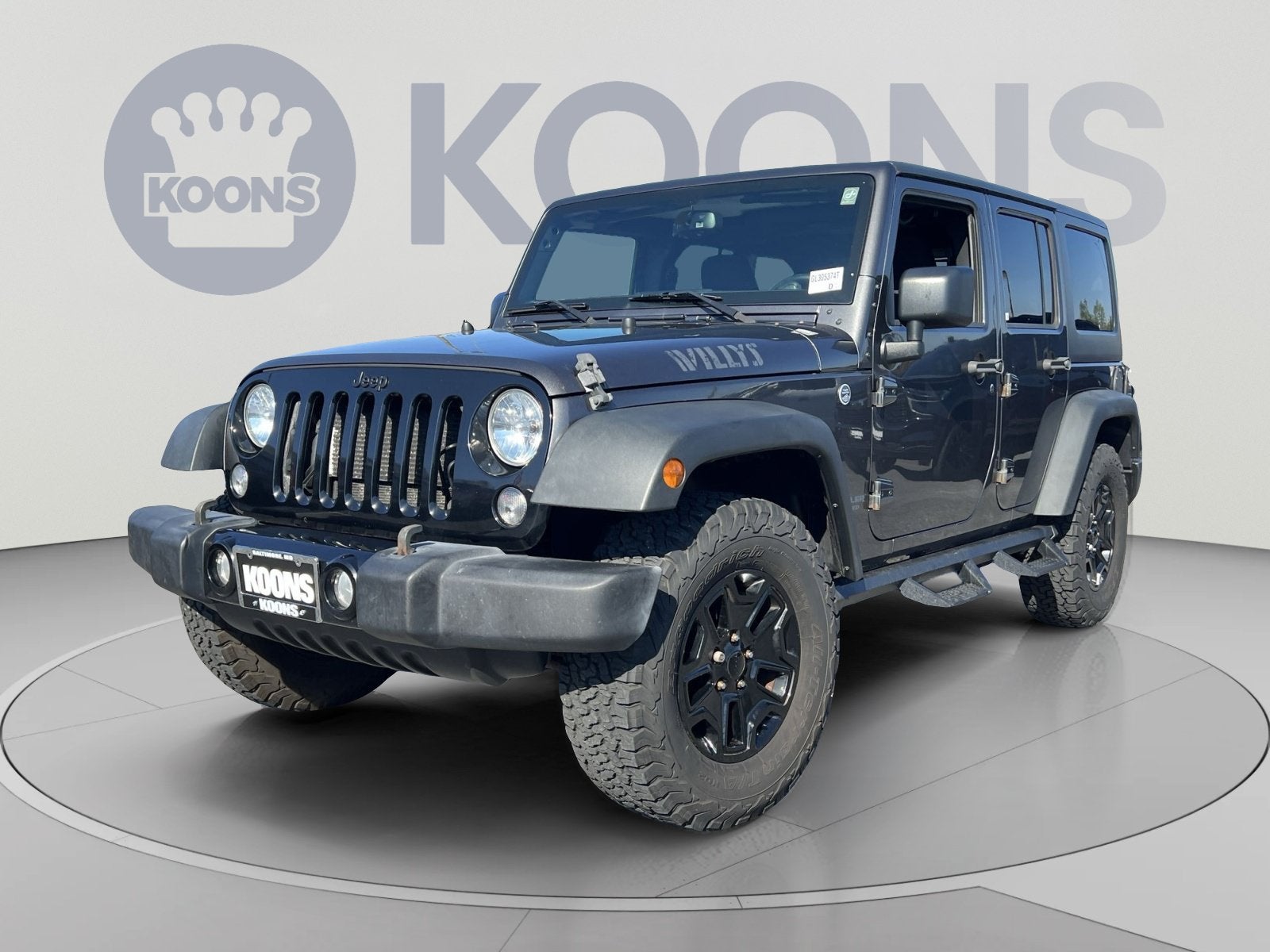 2016 Jeep Wrangler Unlimited Willys