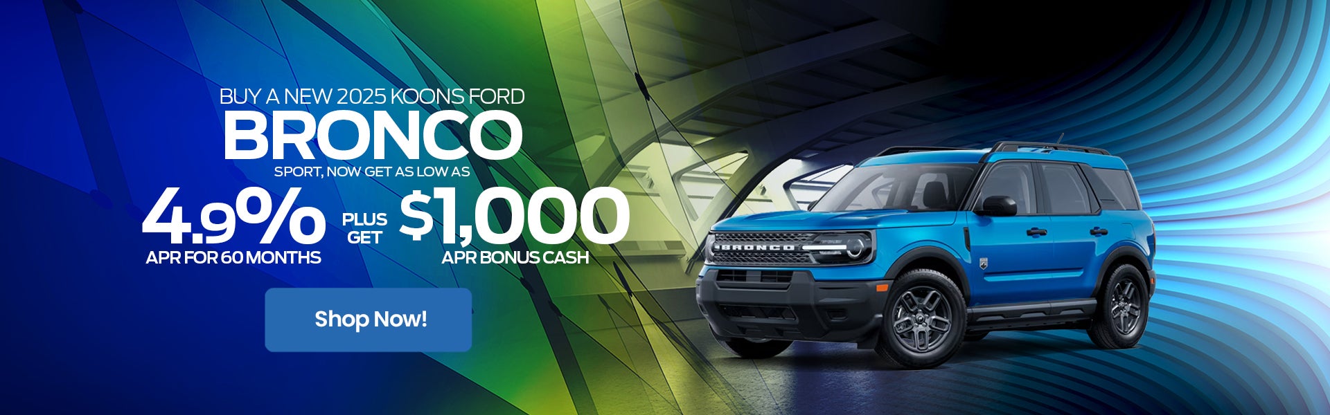 2025 Ford Bronco Sport Rebate Offer