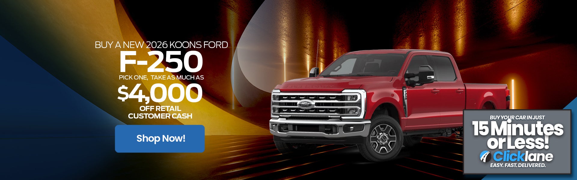 2026 Ford F250 Rebate Offer