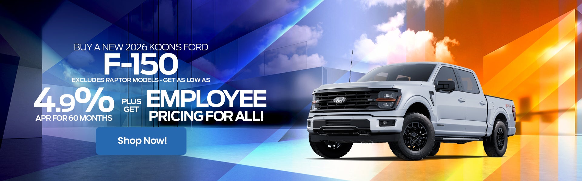 Buy A New 2026 Koons Ford F-150