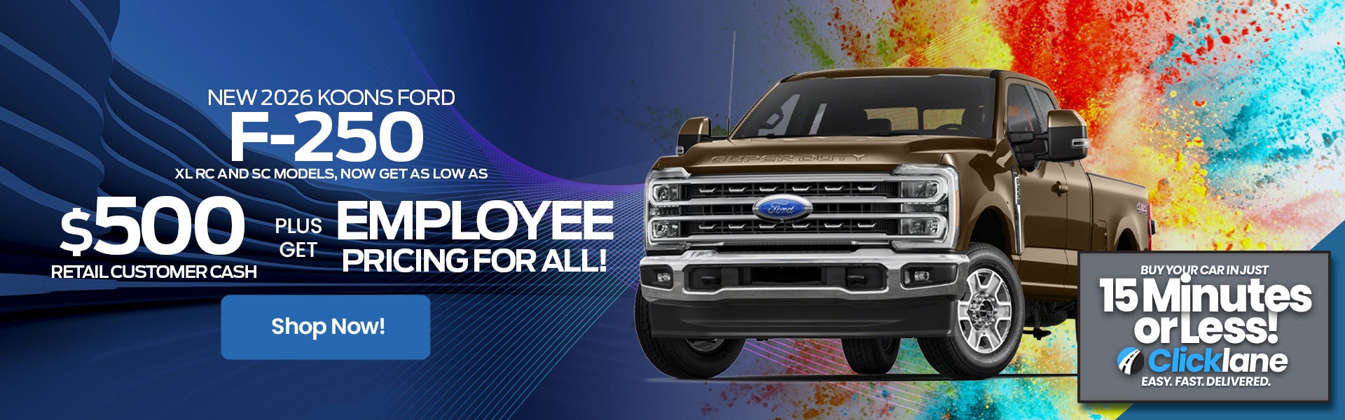 2026 Ford F250 Rebate Offer