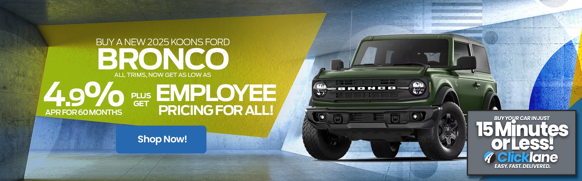 2025 Ford Bronco APR Offer
