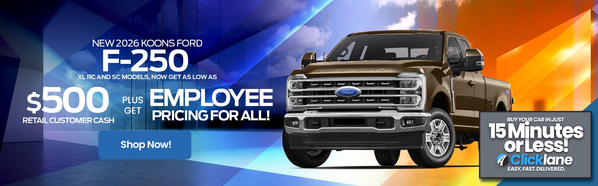 2026 Ford F250 Rebate Offer