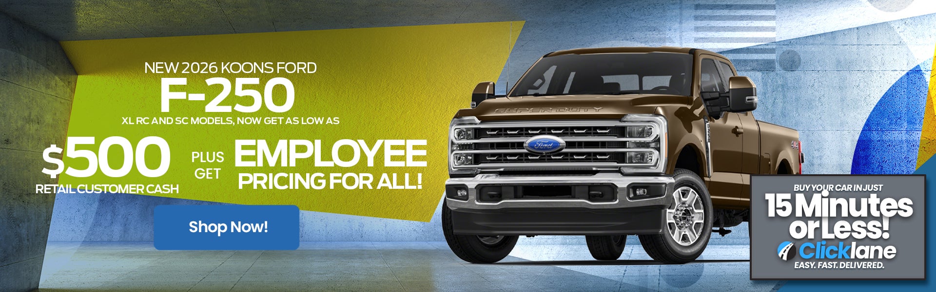 2026 Ford F250 Rebate Offer